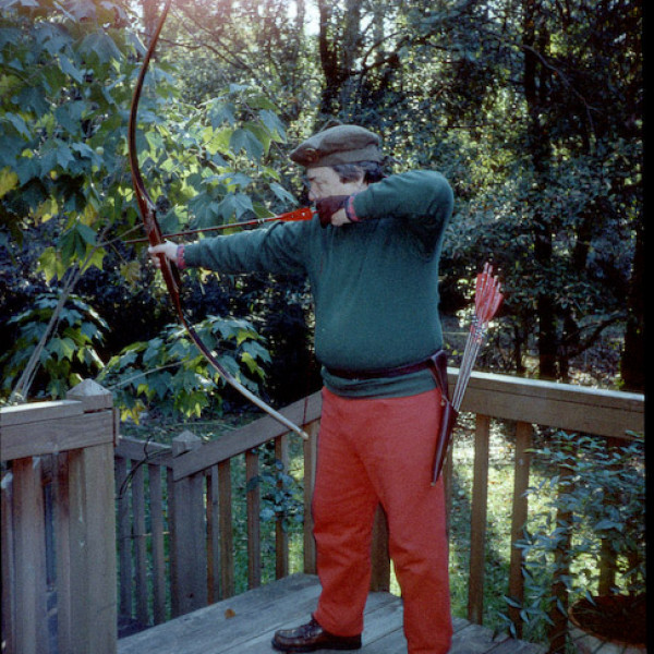 Longbow in Back Yard