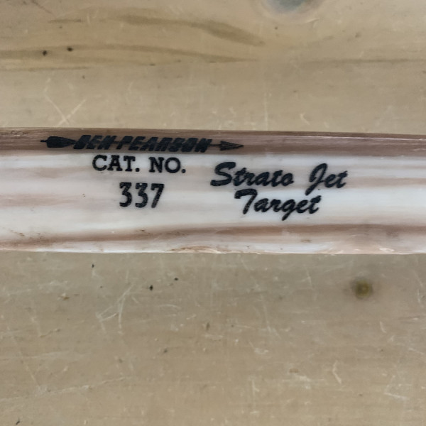 Ben Pearson 337 Strato Jet Target bow